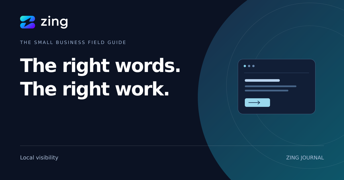 ZING Journal: How to choose local keywords that match the jobs you want