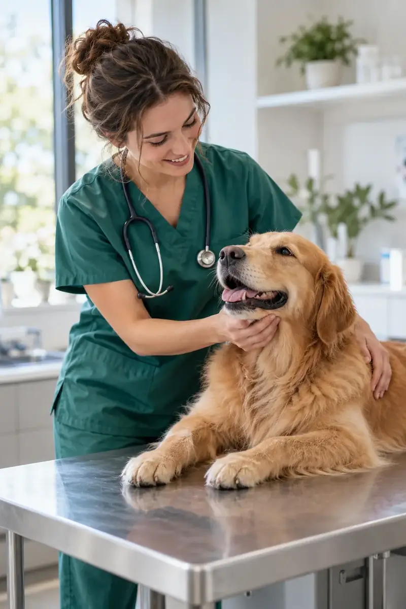 Pet care & veterinary editorial detail